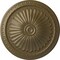 Ekena Millwork Alexa Ceiling Medallion (Fits Canopies up to 3"), Hand-Painted Mississippi Mud, 15"OD x 1 3/4"P CM14AXMMF - alternate 1